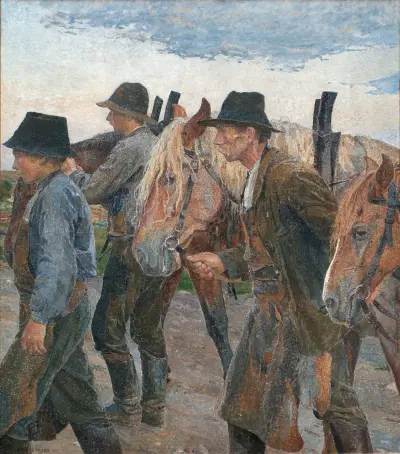 Åkerbrukare från Uppland av Carl Wilhelmson