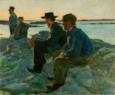 On the Rocks, Fiskebäckskil av Carl Wilhelmson