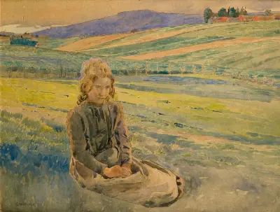 Sommarkväll av Carl Wilhelmson