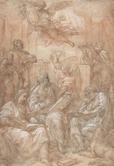 Allegorie der alten und neuen Ordnung von Carlo Maratti