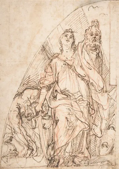 Judith Holding up the Head of Holofernes, Carlo Maratti