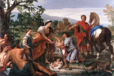 The finding of Romulus and Remus av Carlo Maratti