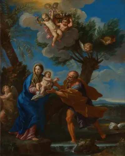 Útěk do Egypta, 1664, Carlo Maratti