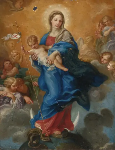 Virgin Of The Immaculate Conception av Carlo Maratti