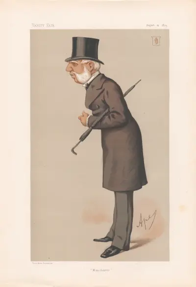 Businessmen and Empire Builders. ‘Manchester’. Sir Thomas Bazley. 21 April 1875 av Carlo Pellegrini