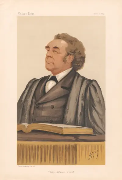 Clergy. ‘Congregational Union’. Rev. Joseph Parker. 19 April 1884 av Carlo Pellegrini