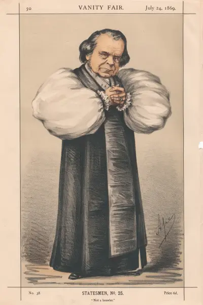 Clergy. ‘Not a brawler.’ Bishop of Oxford. 24 July 1869 av Carlo Pellegrini