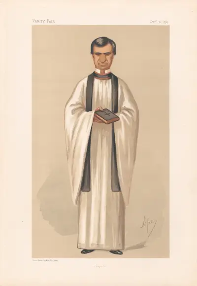 Clergy. ‘Prayers’. Rev. Henry White. 26 December 1874 av Carlo Pellegrini