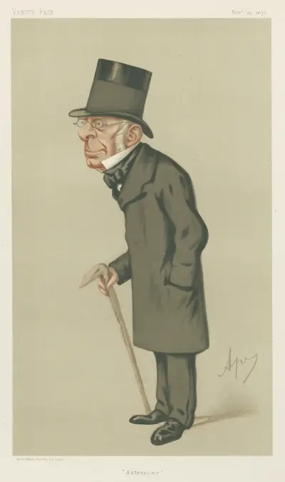 Doctors and Scientists. ‘Astronomy’. Sir George Biddell Airy. 13 November 1875 av Carlo Pellegrini