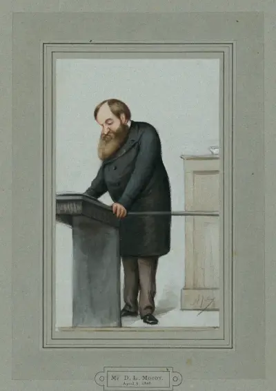 Dwight Lyman Moody av Carlo Pellegrini