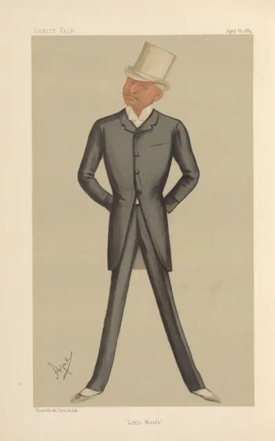 Explorers and Inventors. ‘Little Menlo.’ Colonel George E. Gouraud. 13 April 1889 av Carlo Pellegrini