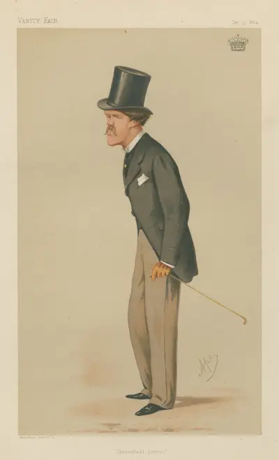 Literary; ‘Chesterfield Letters’, The Earl of Desart, January 31, 1874 von Carlo Pellegrini