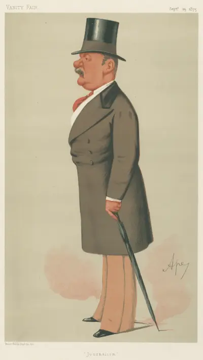 Newspapermen; ‘Journalism’, Mr. George Augustus Sala, September 25, 1875 av Carlo Pellegrini