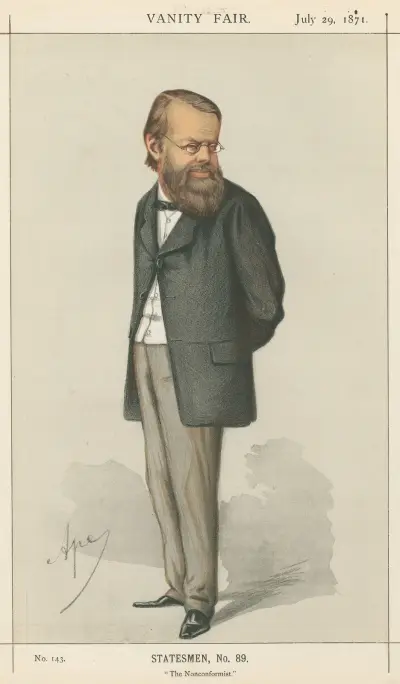 Zeitungsmänner; „The Nonconformist“, Miall, 29. Juli 1871 von Carlo Pellegrini