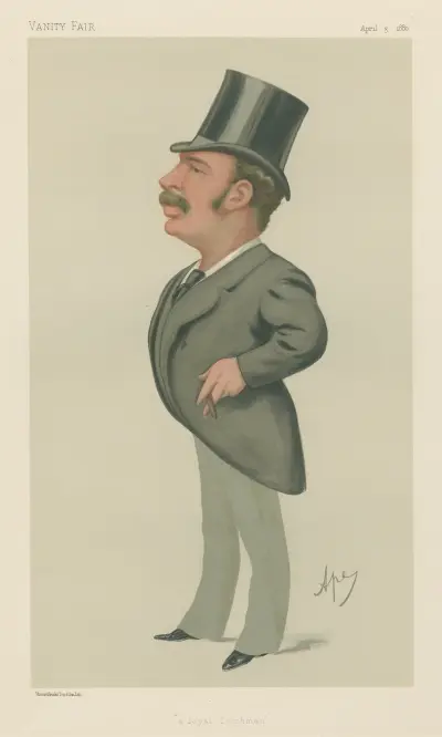 Politiker – 'en lojal irländare'. Lord Headley. 3 april 1888 av Carlo Pellegrini