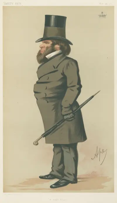 Politicians – ‘A safe Duke’. The Duke of Buckingham. May 29, 1875 av Carlo Pellegrini