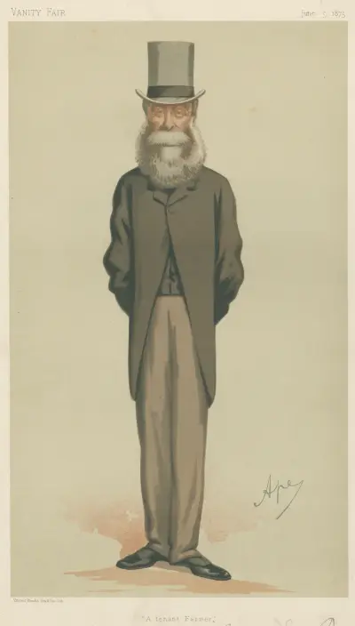 Politicians – ‘A Tenant Farmer’. Mr. Clare Sewell Read. 5 June 1875 av Carlo Pellegrini