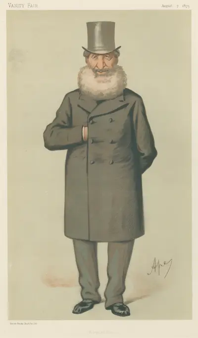 Politiker – „Birmingham“. Mr. Philip Henry Muntz. 7. August 1875 von Carlo Pellegrini
