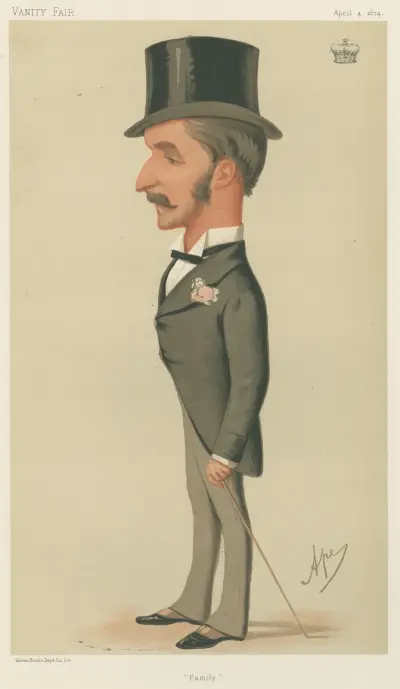 Politicians – ‘Family’. The Marquis of Lansdowne. 4 April 1874, Carlo Pellegrini