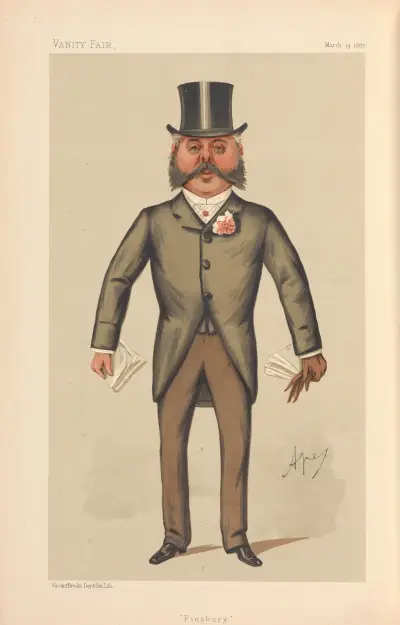 Politiker – „Finsbury“. Oberst Francis Duncan. 19. März 1887 von Carlo Pellegrini