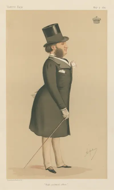 Politicians – ‘High political office’. Lord Hardwicke. May 9, 1874 av Carlo Pellegrini