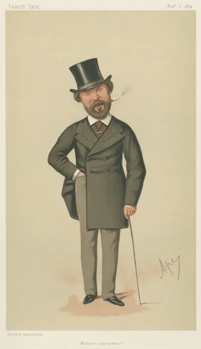 Politicians – ‘Modest assurance.’ Mr. Henry du pre Labouchere. 7 November 1874, Carlo Pellegrini