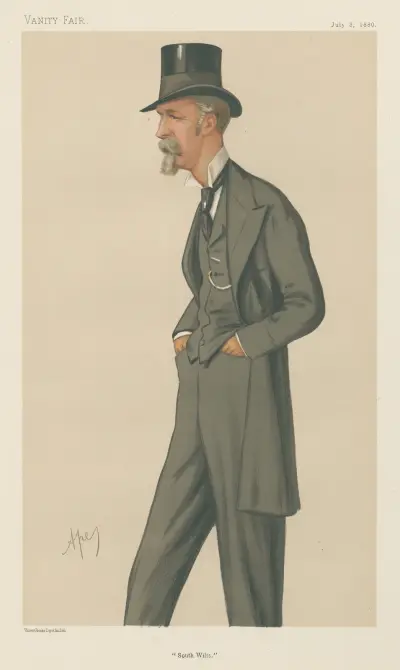 Politiker – "South Wilts". Viscount Folkestone. 3 juli 1880 av Carlo Pellegrini