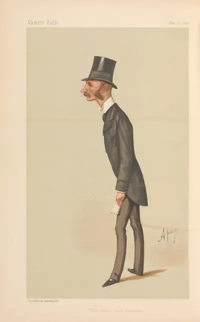 Politiker – „The Devon and Somerset“. The Viscount Ebrington. 19. Februar 1887 von Carlo Pellegrini