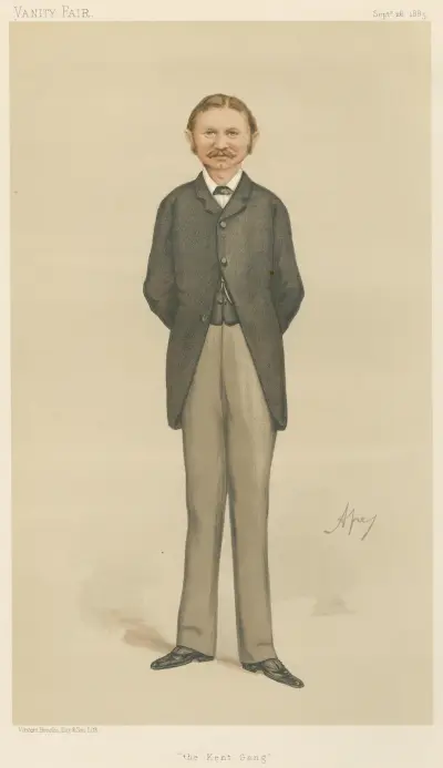 Politicians – The Kent Gang. Mr. Areta Akers-Douglas. Sept 26, 1885, Carlo Pellegrini