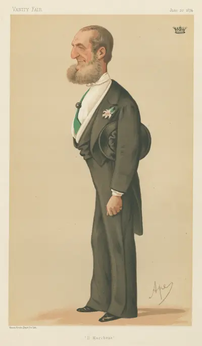 Politiker – ‚The Marquis D’Azeglio‘ von Carlo Pellegrini