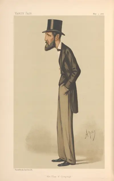 Politiker – ‚the Plan of Campaign‘. Mr. John Dillon. 7. Mai 1887 von Carlo Pellegrini