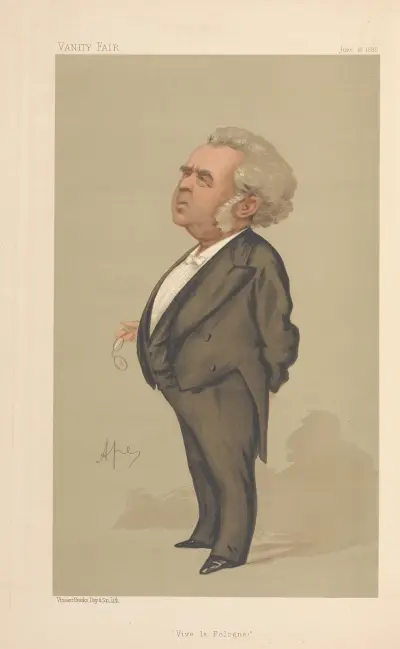 Politicians – ‘Vive La Polgne’. M. Charles Floquet. June 16, 1888 av Carlo Pellegrini