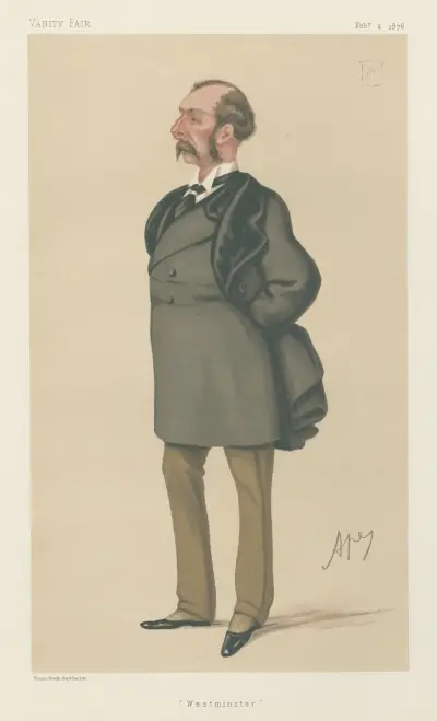 Politiker – „Westminster“. Sir Charles Russell. 12. Februar 1878 von Carlo Pellegrini