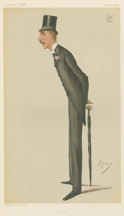 Politicians – ‘York’. Sir Frederick George Milner. 27 June 1885 av Carlo Pellegrini