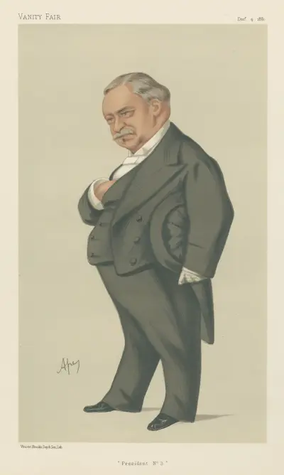 Royalty; ‘President No. 3’, M. Jean Baptiste Leon Say, December 4, 1880, Carlo Pellegrini