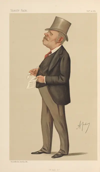 Shipping Officials; ‘P & O’, Mr. Thomas Sutherland, October 22, 1887, Carlo Pellegrini