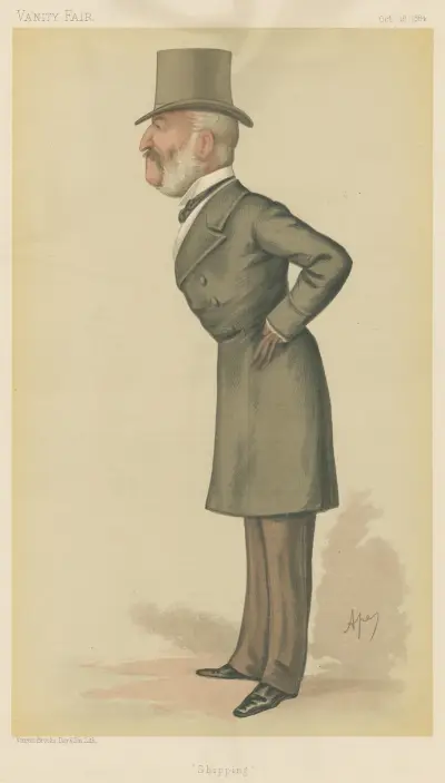 Shipping Officials; ‘Shipping’, Mr. Charles Mark Palmer, October 18, 1884 av Carlo Pellegrini