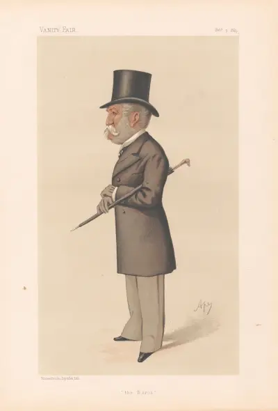 The Baron – Sir Charles Lennox Wyke. 9. Feb. 1884 von Carlo Pellegrini