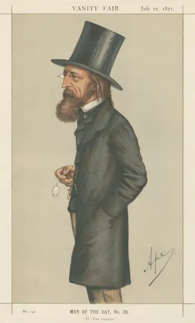Poet Laureate, Lord A. Tennyson av Carlo Pellegrini