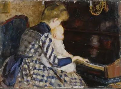 At the Piano av Mina Carlson-Bredberg