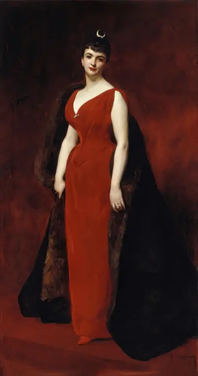 Portrait de Madame Edgar Stern av Carolus-Duran