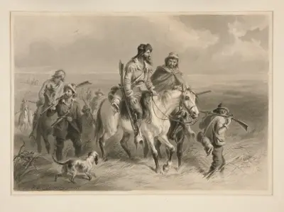 Border Ruffians Invading Kansas av Felix Octavius Carr Darley
