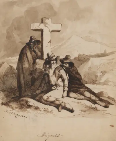 Brigands av Felix Octavius Carr Darley
