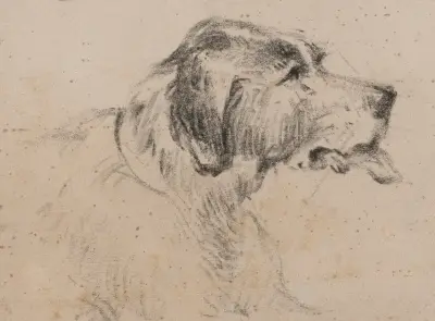 Dog. av Felix Octavius Carr Darley