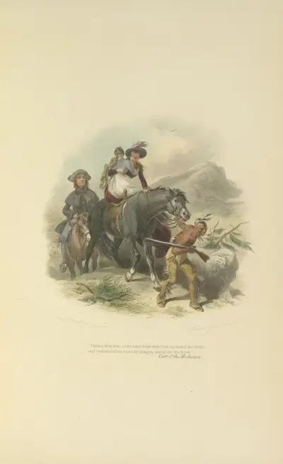 Den siste mohikanen av Felix Octavius Carr Darley