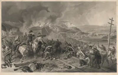 Sherman’s march to the sea av Felix Octavius Carr Darley