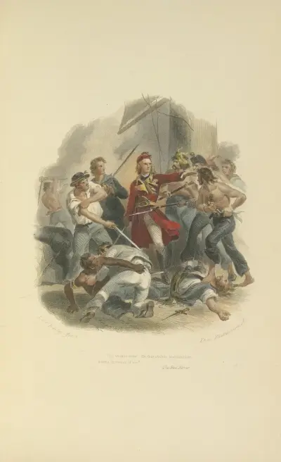Den röda piraten av Felix Octavius Carr Darley