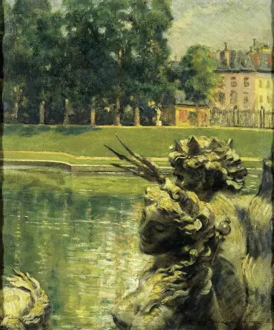 Jardin de la Fontaine at Nimes, France, 1911 – nr 1 av James Carroll Beckwith