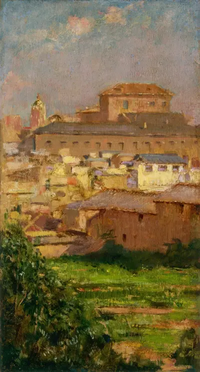 Palazzo Barberini, Rome av James Carroll Beckwith