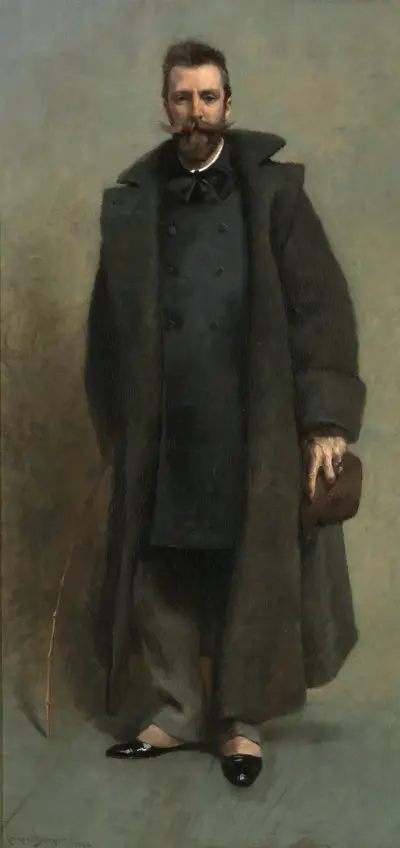 Portrait of William Merritt Chase av James Carroll Beckwith